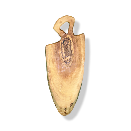 Mopoxy Nature Line Servierbrett aus hochwertigem Olivenholz mit Griff