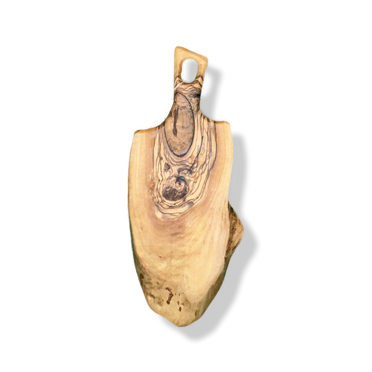 Mopoxy Nature Line Servierbrett aus hochwertigem Olivenholz mit Griff