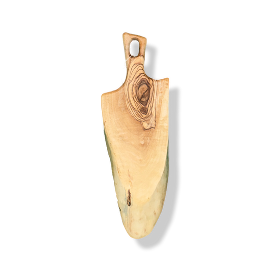 Mopoxy Nature Line Servierbrett aus hochwertigem Olivenholz mit Griff