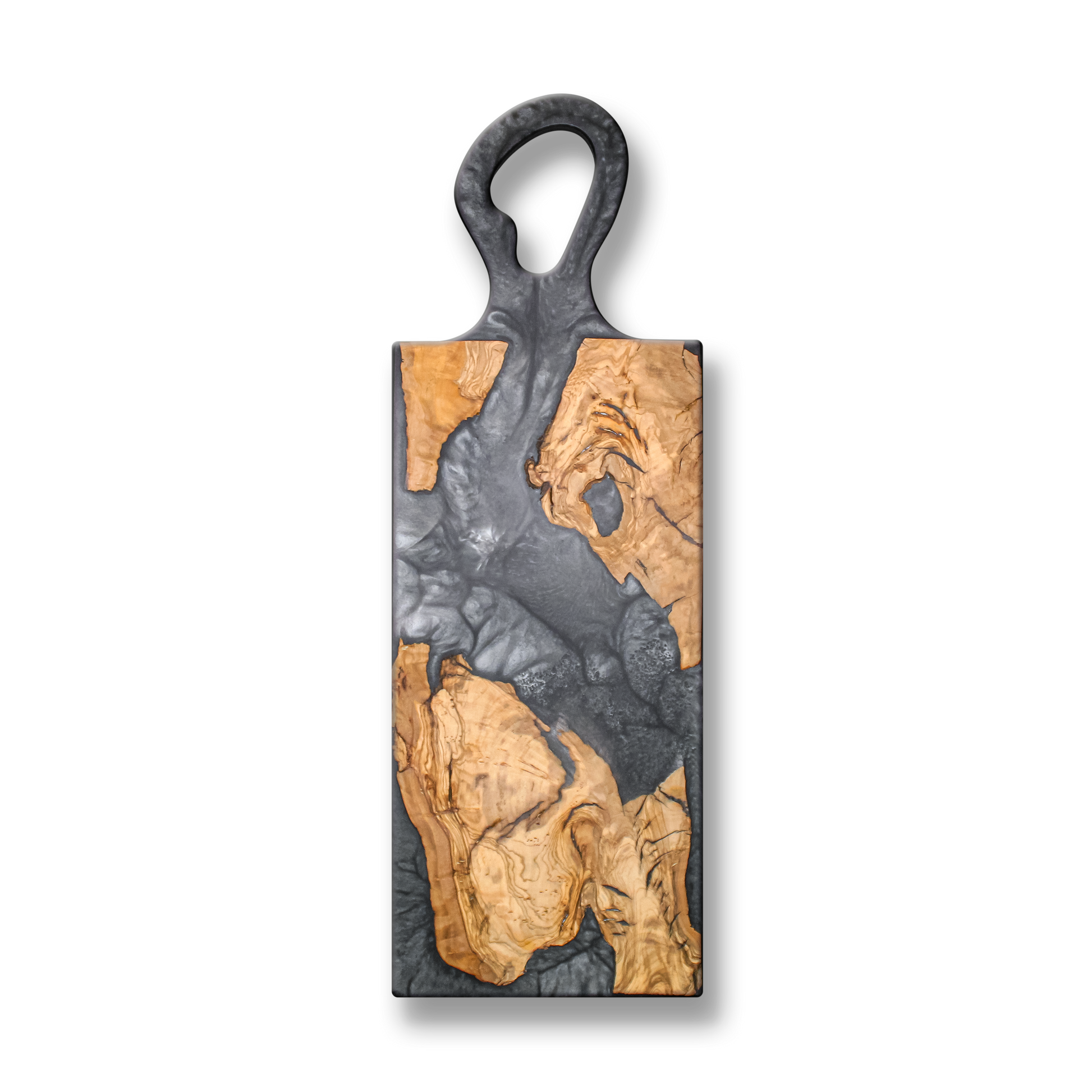 Mopoxy Elegance Servierbrett Vulkangrau mit Griff
